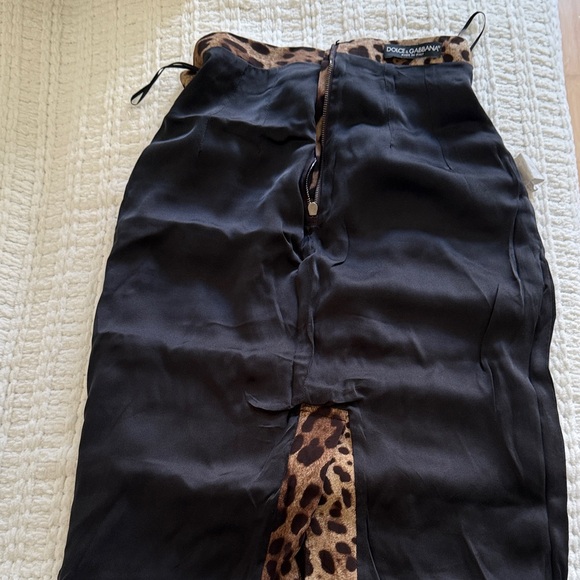 Dolce & Gabbana Brown Leopard Print Pencil Skirt - Picture 11 of 11